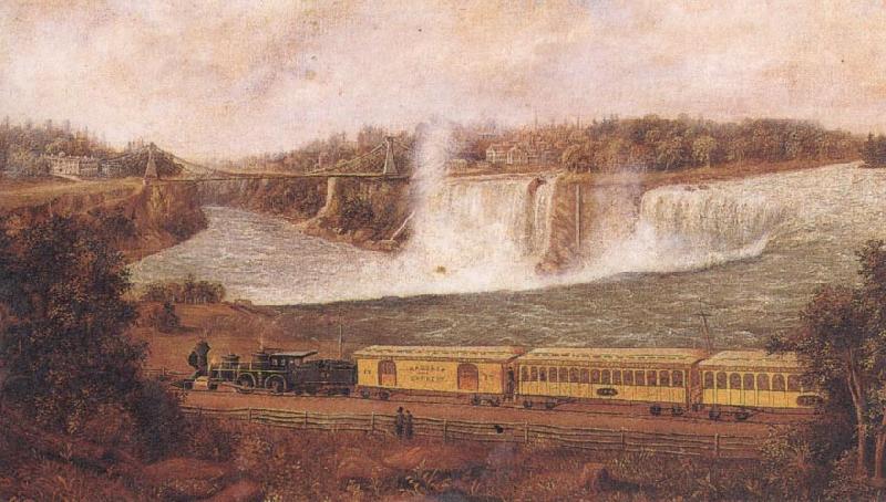 Robert Whale The Canada Southern Railway at Niagara oil painting picture